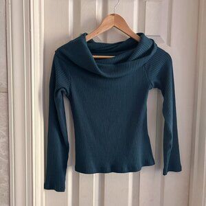 Madewell Off Shoulder Long Sleeve Top - NWT - Size M